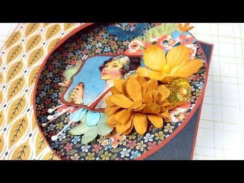 Видео: Скрапбукинг: Открытка вертушка / The Workshop