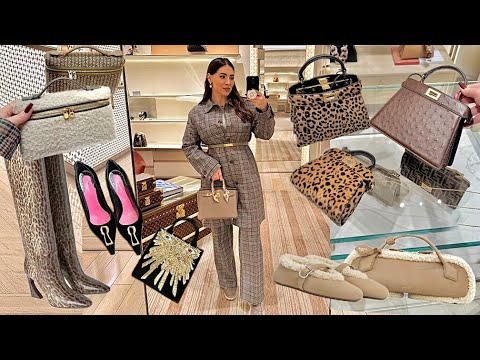Видео: Осенние роскошные покупки 🍂 Новые сумки от Fendi, замши Gucci, овчины Loro Piana и Alaia + Schiap...