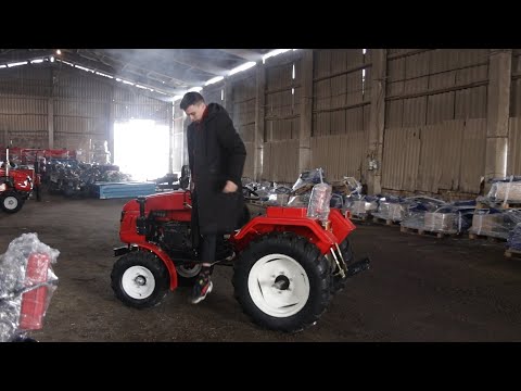 Видео: Самая дешевая трёхточка на рынке -  мототрактор FORTE MT-240GT 2WD