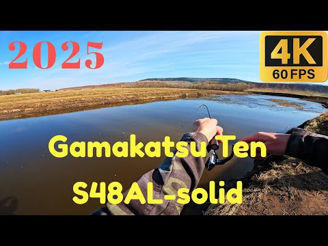 Видео: Часть 1. Супер рыбалка на реке, на Ельца! Мормышинг на Gamakatsu LUXXE Yoihime Ten S48AL-solid.
