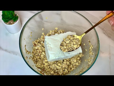 Видео: ДОБАВЬТЕ ОВСЯНКУ В ТВОРОГ! Они такие вкусные, что я готовлю их ВМЕСТО КАШИ! БЕЗ ЯИЦ
