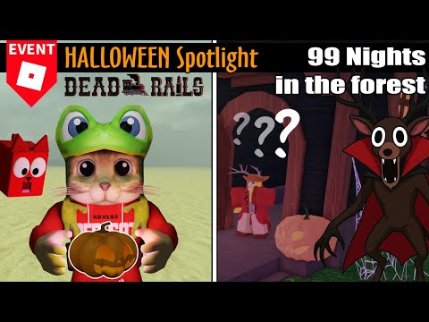 Видео: МЕРТВЫЕ РЕЛЬСЫ и 99 НОЧЕЙ В ЛЕСУ - ХЭЛЛОУИНСКИЙ ИВЕНТ роблокс | Halloween Spotlight roblox | Обзор