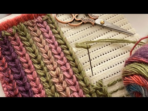 Видео: Рукоделие на нескользящем материале, новый дизайн, коврик,ковровое плетение