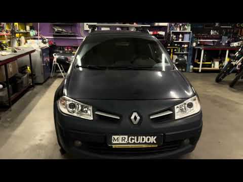 Видео: Фары Renault Megane - ксеноновые линзы спустя 3,5 года - Вернул +100% Света. До/после