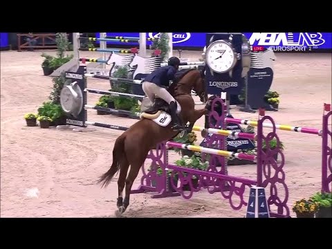 Видео: Конкур 160,  гран при 14 этапа Глобалчемпионстур 2021, Шаморин 1, Словакия
