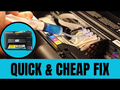 Видео: Как очистить печатающую головку Epson Eco Tank 4750