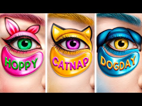 Видео: Преображение одного цвета челлендж! CatNap, DogDay и Hoppy! Poppy Playtime 3!