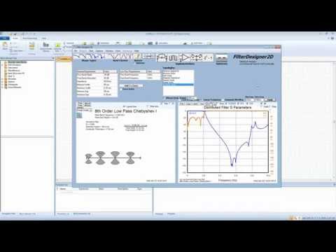 Видео: Средства синтеза и оптимизации планарных СВЧ фильтров CST Filter Design 2D