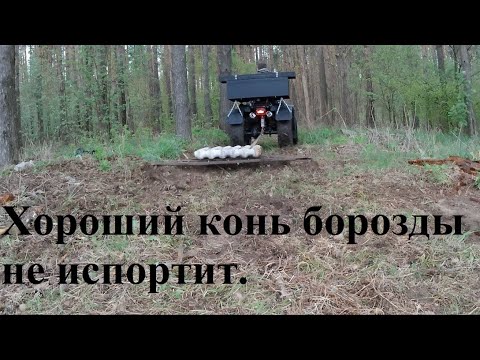 Видео: grizzly 250 - немного трактор.