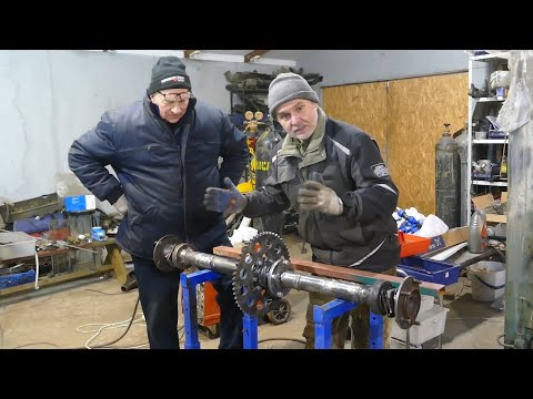 Видео: ТРОЕПЕД  на колёсах от Урала!  Строим задний мост с нуля!