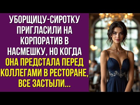 Видео: Уборщицу-сиротку пригласили на корпоратив в насмешку, но когда она предстала перед коллегами