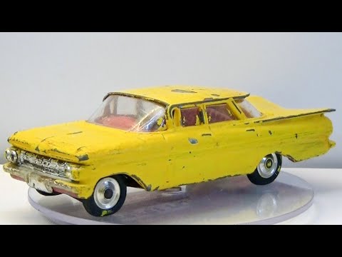 Видео: Реставрация корги Chevrolet Impala Taxi nr 480. Литой автомобиль. Изготовление деталей