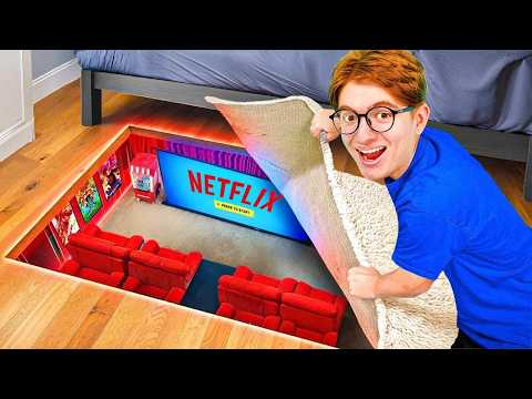 Видео: Построили СЕКРЕТНЫЙ КИНОТЕАТР в доме !