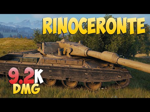 Видео: Rinoceronte - 4 Kills 9.2K DMG - Непопулярный! - Мир Танков