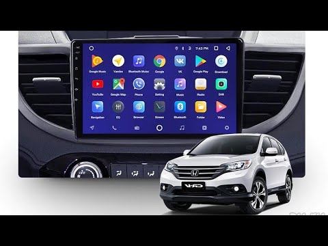 Видео: установка магнитолы Android на HONDA C-RV