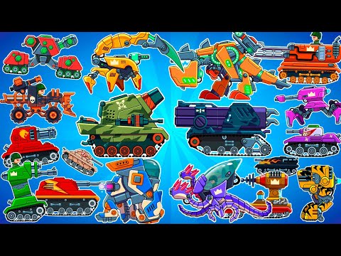 Видео: ВСЕ 20 ТАНКОВ ПОБЕЖДАЮТ в 20 БОЯХ 2 на 2! Игра про Танки - Hills of Steel