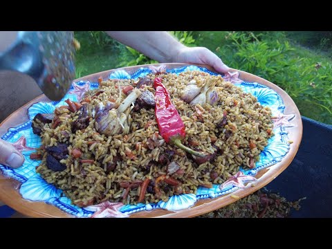 Видео: Настоящий ферганский плов в казане без крышки | Получилось классно!