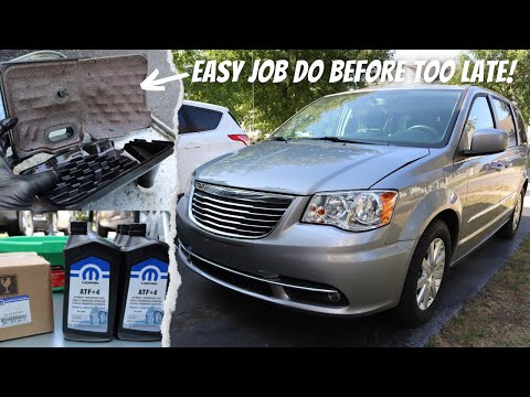 Видео: Замена трансмиссионной жидкости 62TE на Chrysler Town and Country, Dodge Caravan | Исчез ли свист...