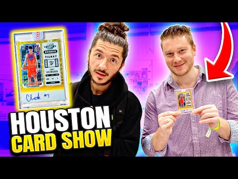 Видео: Приобретите коллекцию спортивных карточек стоимостью 20 000 долларов на выставке Houston Card Show!
