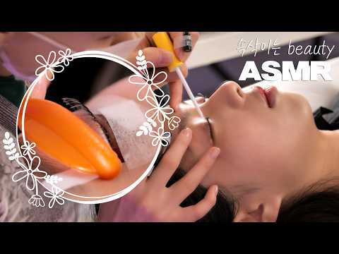 Видео: ASMR｜Без слов. Ламинирование ресниц (+полный курс питания)｜Улучшенный реалистичный звук