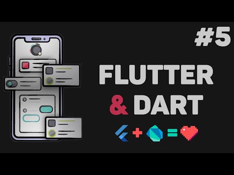 Видео: Уроки Flutter и Dart с нуля / #5 – Основные виджеты приложения