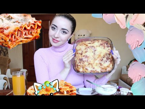 Видео: ЛАЗАНЬЯ MUKBANG РАЗНИЦА В ВОЗРАСТЕ, МОЙ ВЗГЛЯД не ASMR Ayka Emilly