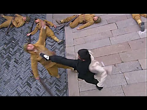 Видео: Мастера кунг-фу проникли на базу японской армии и в одно мгновение убили сотни солдат.