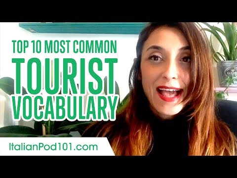 Видео: Выучите 10 самых распространённых туристических слов на итальянском языке