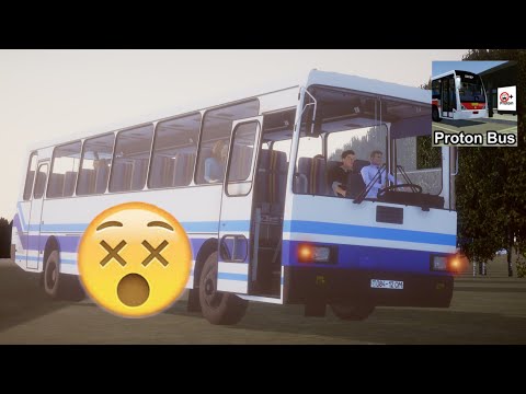 Видео: УЛЕТЕЛИ с ТРАССЫ на ЛАЗ 5207 в Proton Bus Simulator! Рейс пошел не по плану..🤯