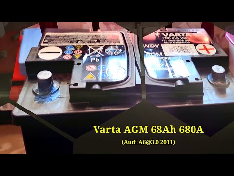 Видео: Varta AGM 68Ah 680A (1). Анализ 11-летнего АКБ, долив дистиллята, попытка заряда,КТЦ-1.Надежда есть?