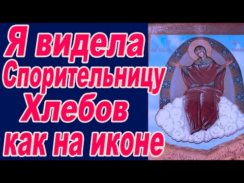 Видео: Я видела Спорительницу Хлебов как на иконе