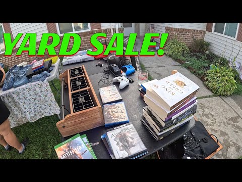 Видео: Уникальные находки с распродажи! Видеоигры на каждой остановке!