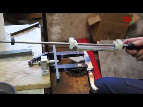 Видео: Заточка ножа на точилке КАЗАК-М / How do I sharpen my knife.
