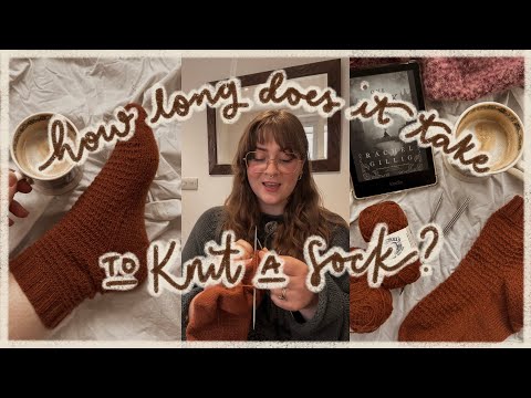 Видео: Сколько ДЕЙСТВИТЕЛЬНО времени уходит на то, чтобы связать пару носков? | Уютный видеоблог о вязан...