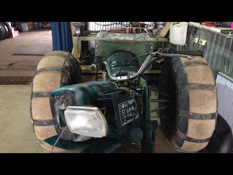 Видео: Доработка трицикла, усиление багажника, акб, фара, новая паразитка.