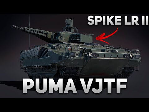 Видео: АВТОПУШКА С ПИСТОНАМИ. Puma VJTF в War Thunder