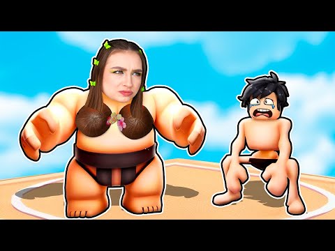 Видео: НАБРАЛА 1000 КГ и СТАЛА САМОЙ СИЛЬНОЙ в ROBLOX ! 😱 Симулятор Сумо Роблокс