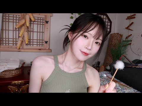 Видео: ASMR(Sub✔)Почистите уши в тихом загородном доме поздней летней ночью.