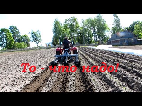 Видео: Первое слепое окучивание.