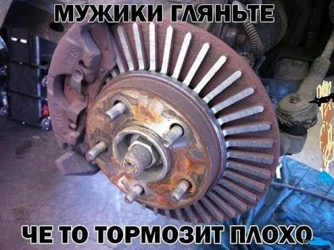Видео: Проблема стучащих передних тормозов ауди A6 C5  фольксваген от ATE. Решение