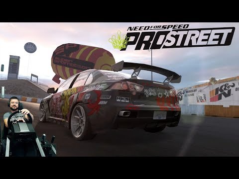 Видео: Навалил на тачке Короля Рё Ватанабе - Evo 10 Need for Speed: ProStreet на руле Fanatec CSL Elite PS4