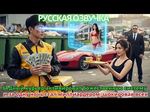 Видео: Бедный курьер активировал божественную систему и за одну ночь стал миллиардером, шокировав всех!