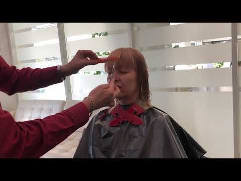 Видео: Как филировать челку
