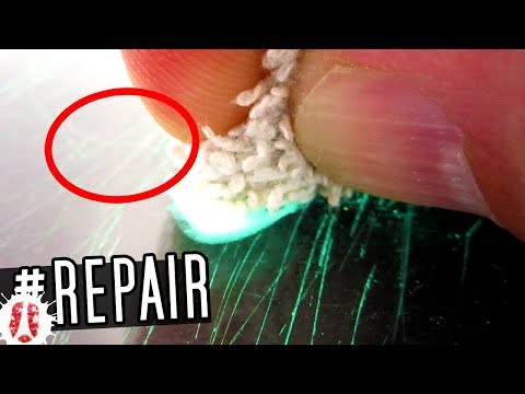 Видео: Как легко удалить царапины со стекла и зеркал, используя 4 простых метода #hacks #Лайфхаки