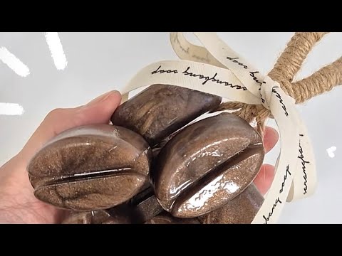 Видео: Мыло в виде КОФЕ/Последний тренд этого года: Мыло гроздь «Винограда»