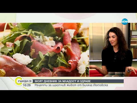 Видео: Моят дневник за младост и здраве: Рецепти за щастлив живот от Биляна Йотовска