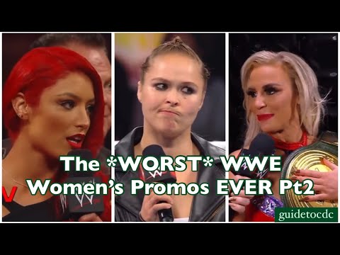 Видео: *ХУДШИЕ* женские промо WWE В ИСТОРИИ. Часть 2