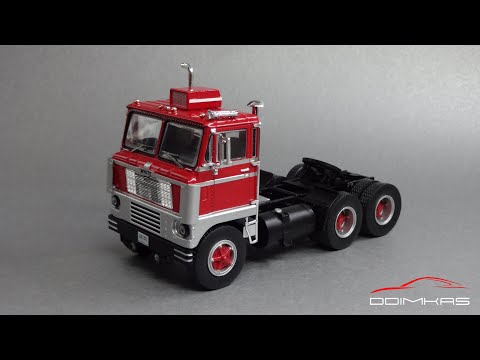 Видео: White 7400 1960 | IXO Models | Масштабные модели грузовых автомобилей 1:43 | Седельный тягач