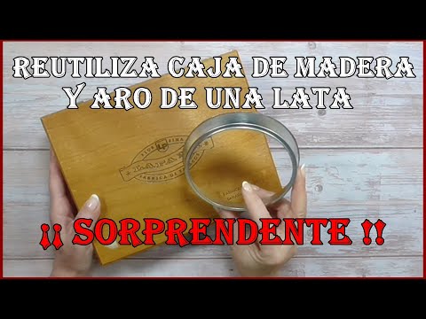 Видео: Деревянная шкатулка и кольцо из банки / Вы будете поражены тем, на что вы способны.