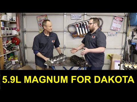 Видео: 5.9L Magnum Dodge Dakota Сборка Часть 2